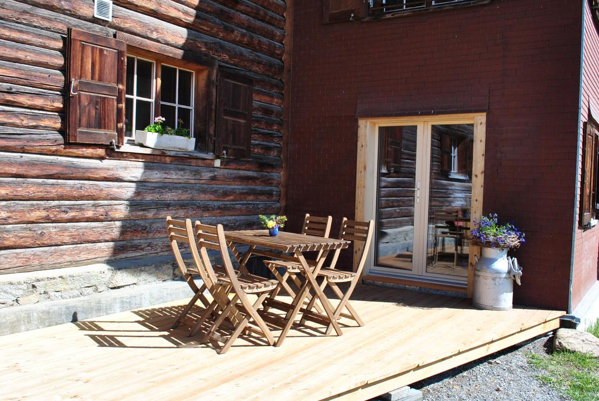 Ferienwohnung Hof Surri Schiers Exterior foto